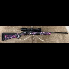 Ruger American 22LR Muddy Girl Camo W/ Hawke 3-9x40 Scope S/H Used